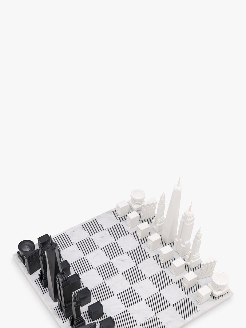 Skyline Chess New York City marble board chess set - British product