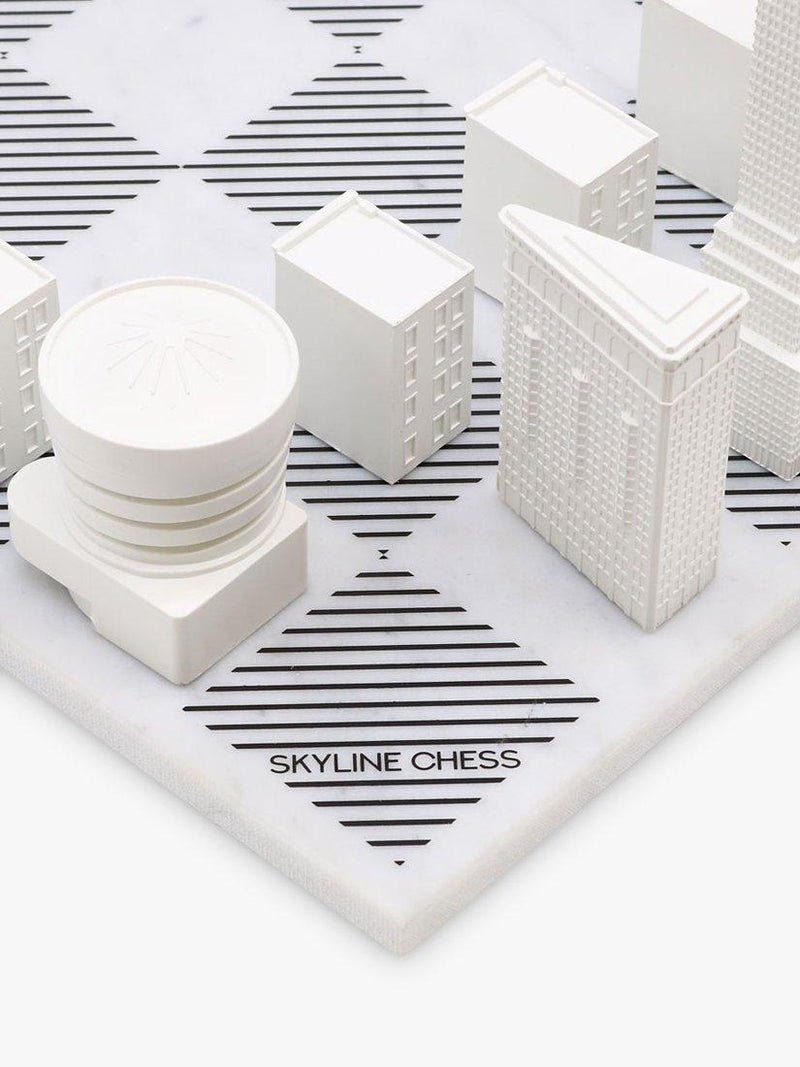 Skyline Chess New York City marble board chess set - British product