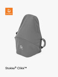 Stokke dark grey highchair travel bag with carry handle and pockets (British brand)