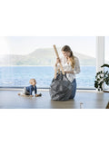 Stokke dark grey highchair travel bag with carry handle and pockets (British brand)