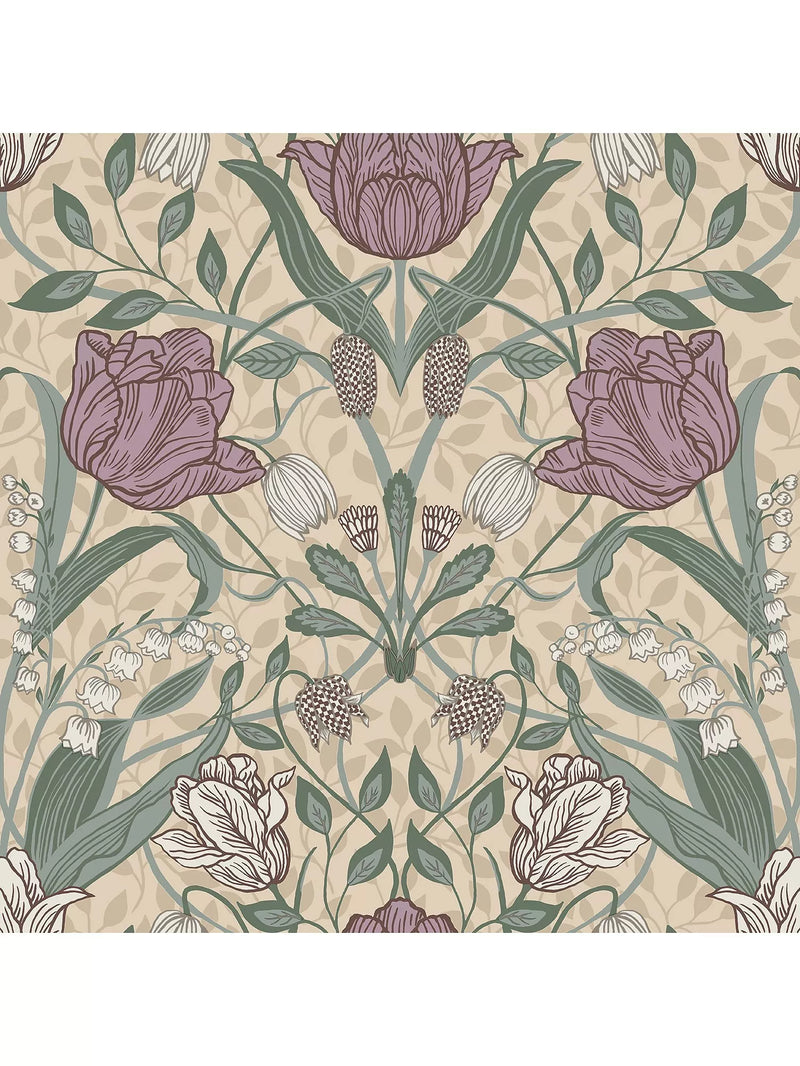 Galerie Tulip Trail Wallpaper - Floral - 53cm x 10cm