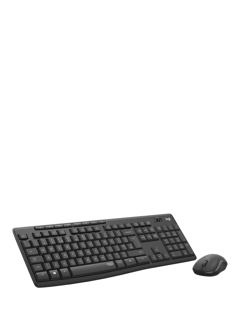 Logitech MK295 silent wireless keyboard and mouse set - British product
