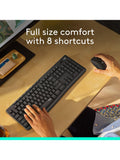 Logitech MK295 silent wireless keyboard and mouse set - British product