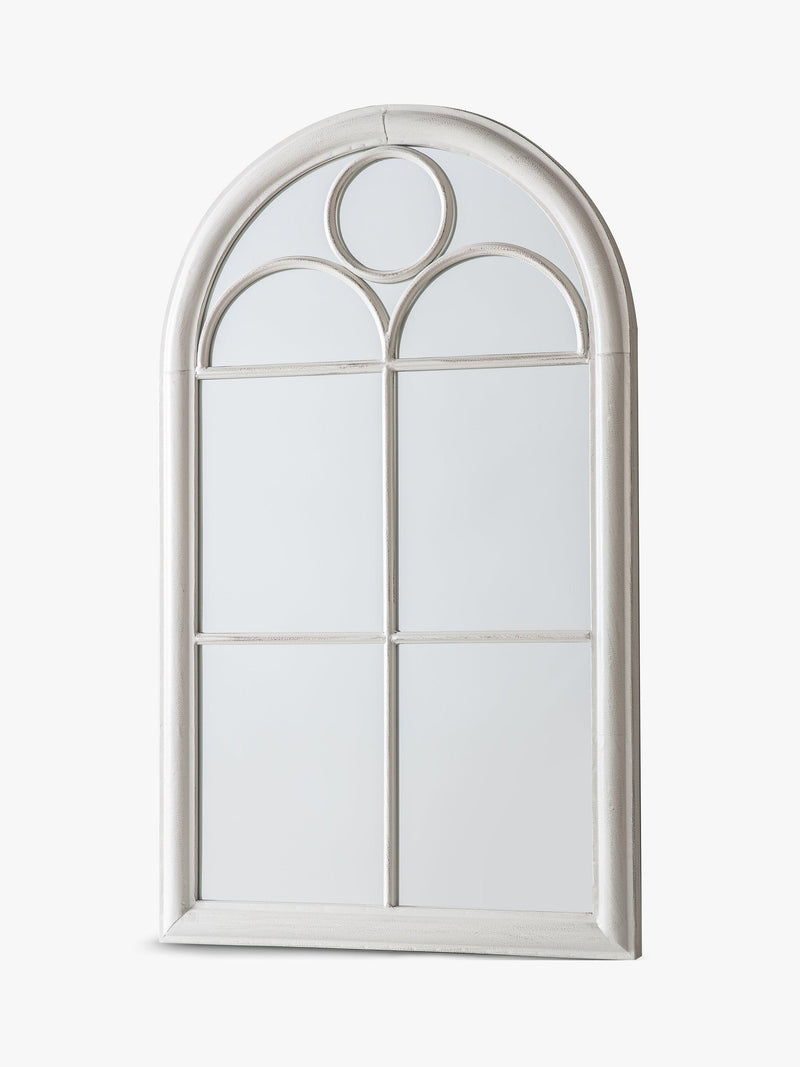 John Lewis arch window mirror distressed white 100x61cm, UK version