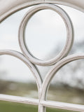John Lewis arch window mirror distressed white 100x61cm, UK version