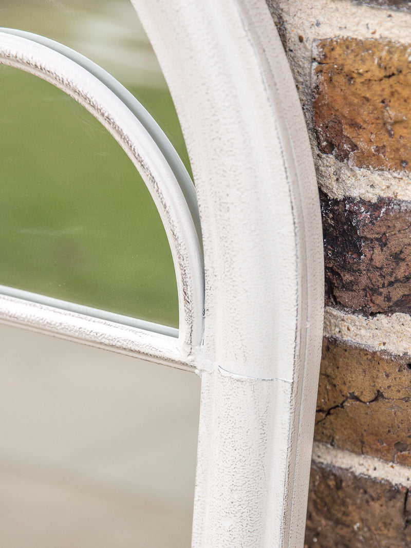 John Lewis arch window mirror distressed white 100x61cm, UK version
