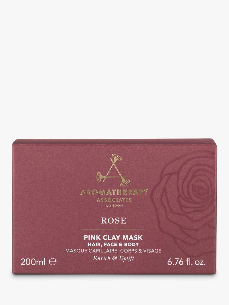 Aromatherapy Associates Rose Pink Clay face and hair mask 200ml, imported from the UK