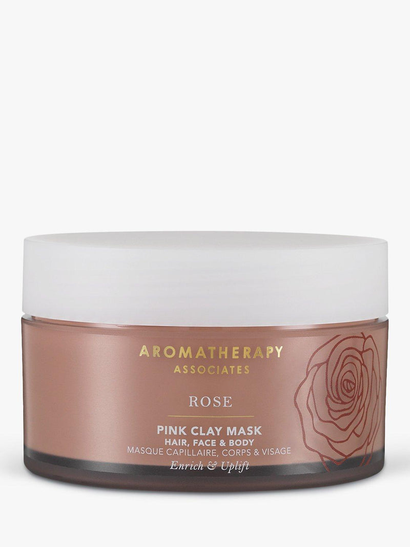 Aromatherapy Associates Rose Pink Clay face and hair mask 200ml, imported from the UK