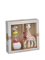 John Lewis Sophie la girafe Sophisticated Maracas & Teether Gift Set- Buy online at McGrocer