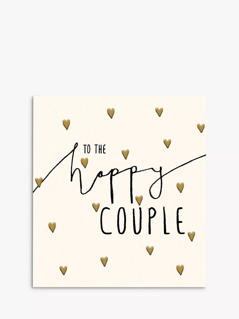 Woodmansterne Happy Couple Wedding Card, UK version