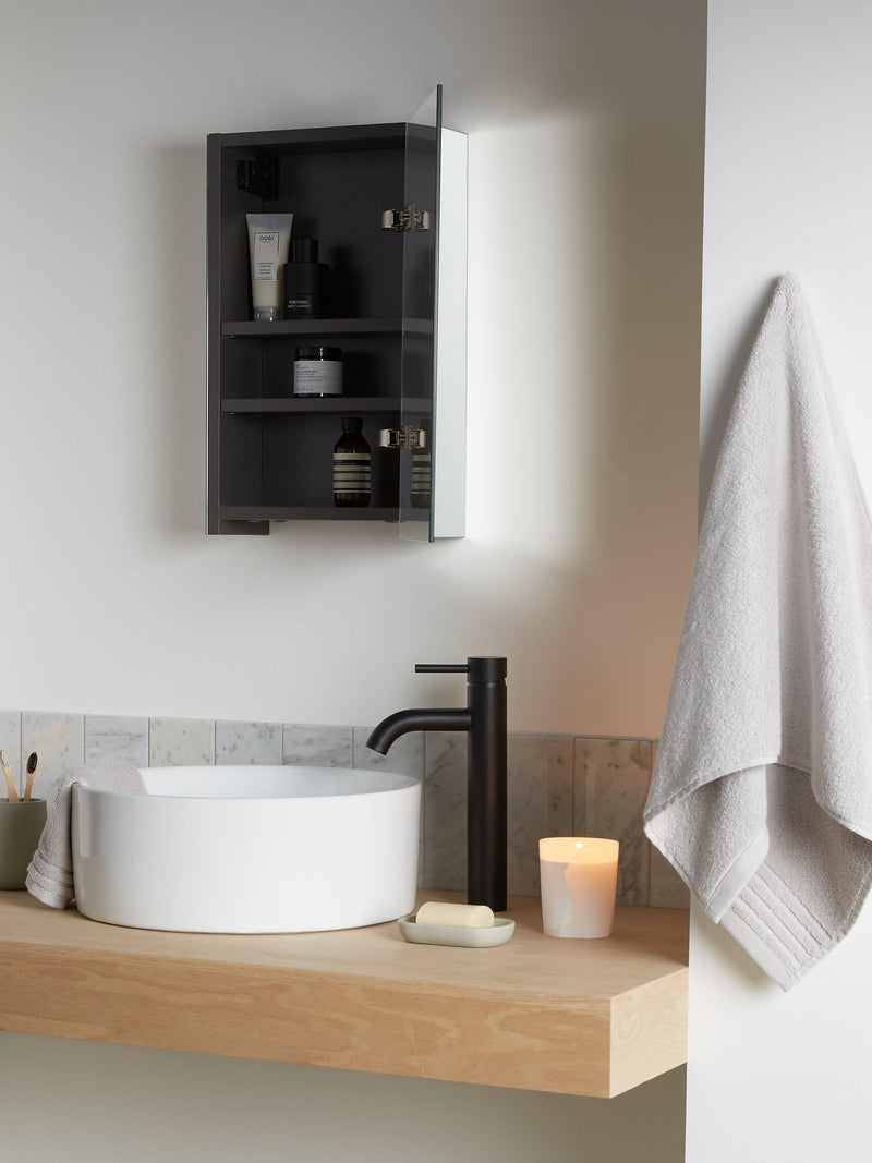 John Lewis small single mirror-sided bathroom cabinet 50x30x13.5cm, UK version