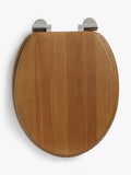 John Lewis rubberwood toilet seat natural finish - British product