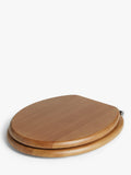 John Lewis rubberwood toilet seat natural finish - British product