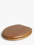 John Lewis rubberwood toilet seat natural finish - British product