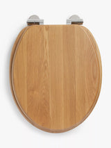 John Lewis John Lewis Easy-Fix Toilet Seat FSC-Certified American White Oak Wood Natural- Buy online at McGrocer