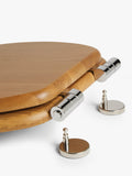 John Lewis Easy-Fix natural oak toilet seat - British product