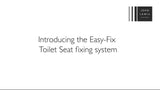 John Lewis Easy-Fix natural oak toilet seat - British product