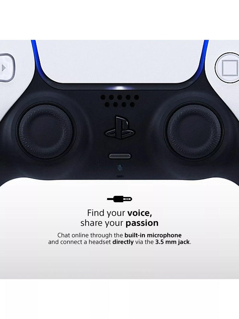 PlayStation DualSense wireless controller white, imported from the UK