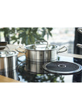 ZWILLING Pro stainless steel serving pan 24cm with glass lid (British brand)