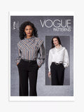 Vogue sewing pattern 1726, misses top pattern - British product