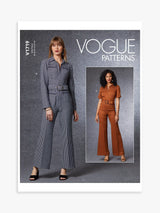 John Lewis Vogue Misses' Jumpsuit Sewing Pattern- Buy online at McGrocer