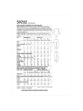 Simplicity S9202 children's unisex sleepwear sewing pattern (British brand)