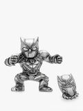 Royal Selangor Black Panther figurine and pin set, UK version