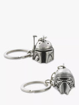 John Lewis Royal Selangor Bobba Fett and Kylo Ren Pewter Keyrings Set of 2- Buy online at McGrocer