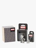 Royal Selangor Mini Groot figurine and Avengers lapel pin set - British product