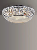 Impex crystal semi flush ceiling light H14 x 45cm (British brand)