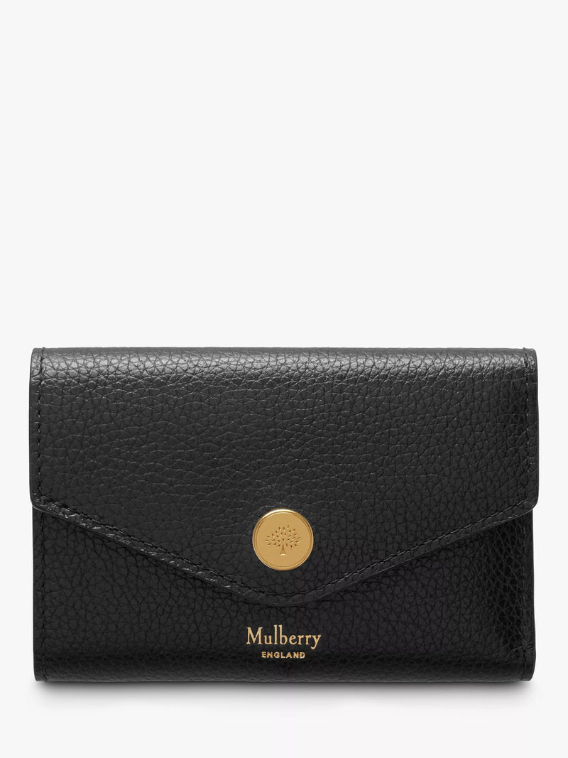 Mulberry Folded Multi-Card Heavy Grain Leather Wallet