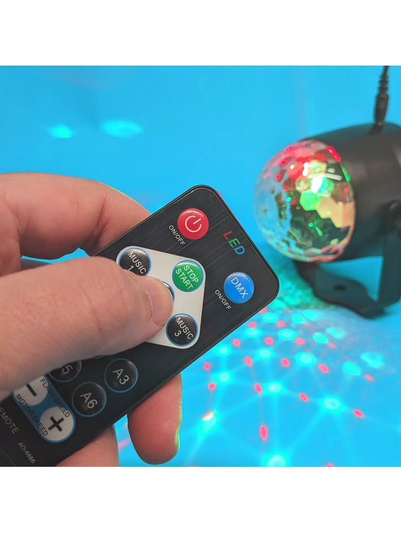Tinc USB-powered music-sync disco light with full color LEDs (British brand)