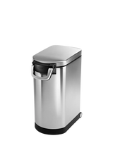 John Lewis Simplehuman Pet Food Storage Bin Large Brushed Stainless Steel 30L- Buy online at McGrocer