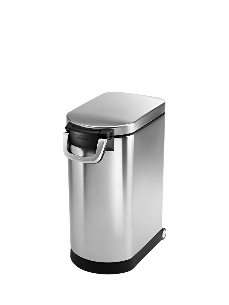 Simplehuman pet food storage bin 30L stainless steel - British product