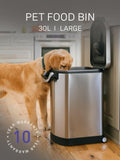 Simplehuman pet food storage bin 30L stainless steel - British product