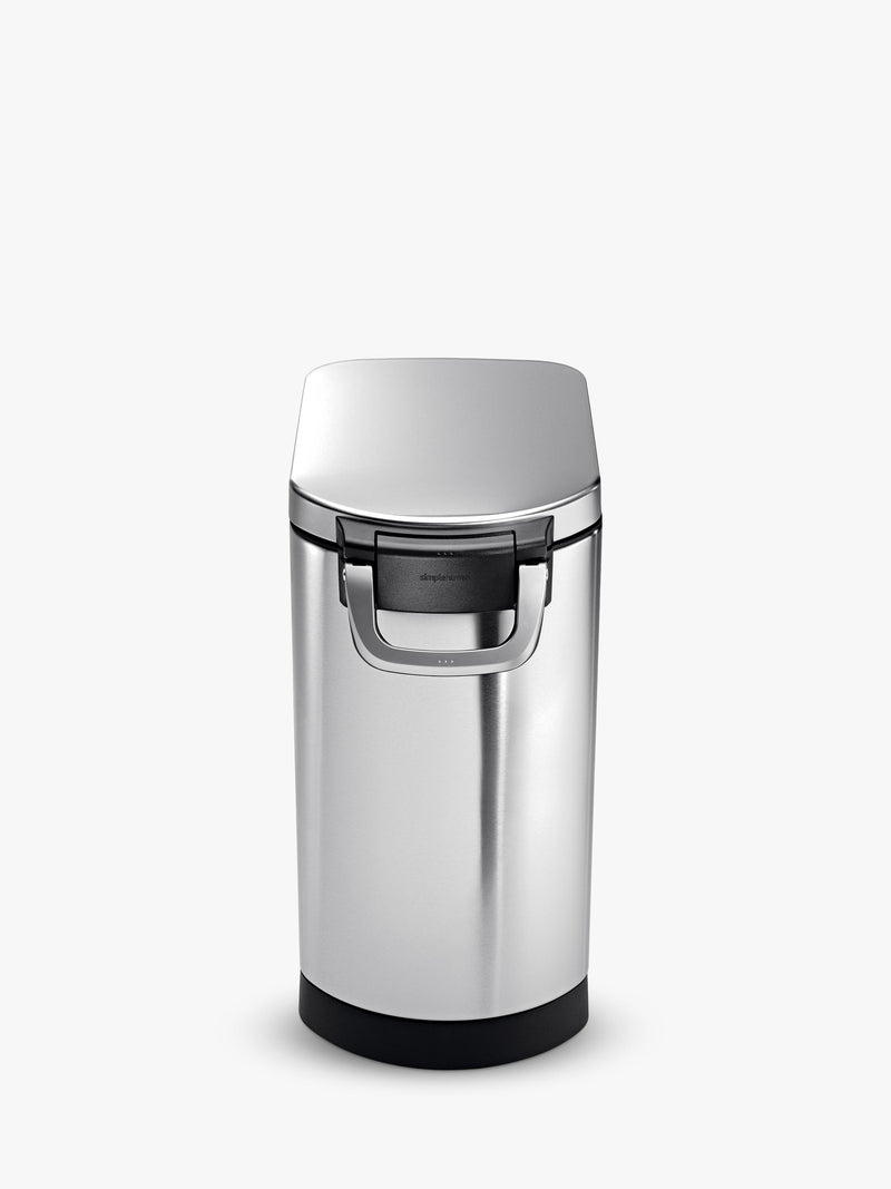 Simplehuman pet food storage bin 30L stainless steel - British product