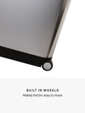 Simplehuman pet food storage bin 30L stainless steel - British product