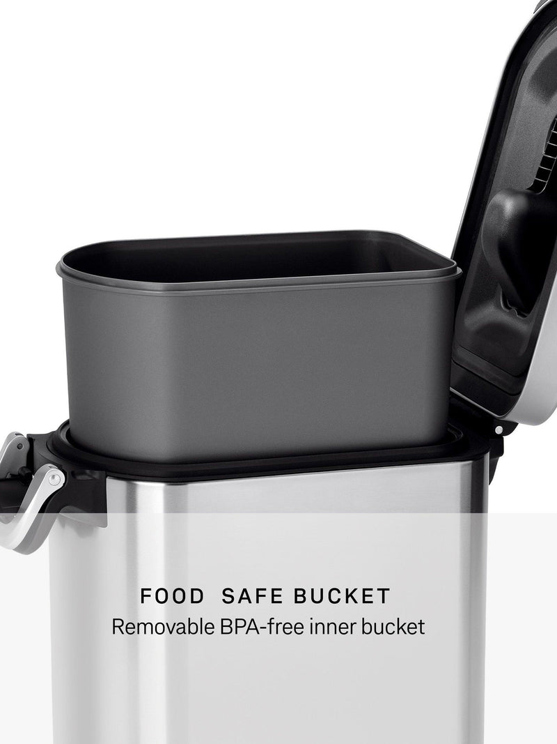 Simplehuman pet food storage bin 30L stainless steel - British product