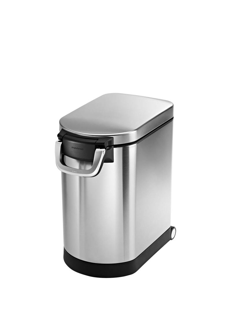 Simplehuman pet food bin medium stainless steel 25L (British brand)