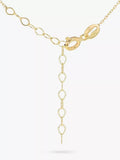 IBB gold pendant necklace filigree cubic zirconia 9ct, from Turkey