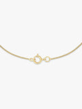 IBB 9ct gold cubic zirconia evil eye hamsa hand pendant necklace (British brand)