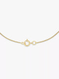 IBB 9ct gold cubic zirconia evil eye hamsa hand pendant necklace (British brand)