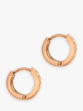 IBB 9ct gold diamond cut creole hoop earrings, imported from the UK