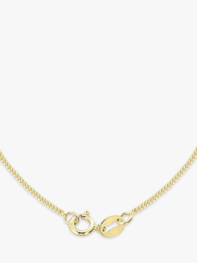 IBB 9ct gold St Christopher heart locket pendant necklace 46cm (British brand)