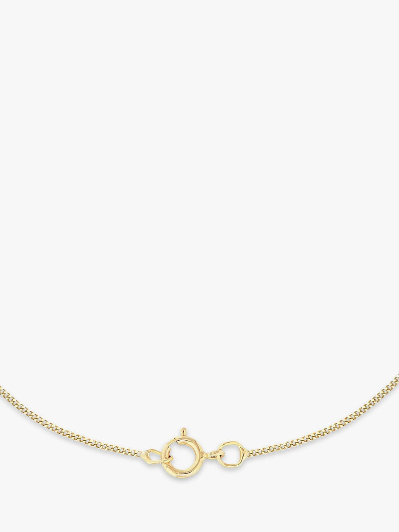IBB 9ct gold St Christopher pendant necklace 46cm chain, UK version