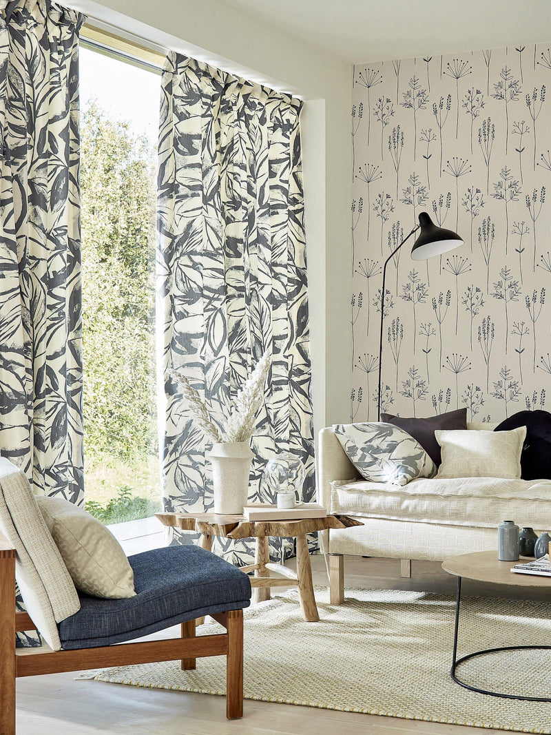Scion Padua furnishing fabric Slate, imported from the UK