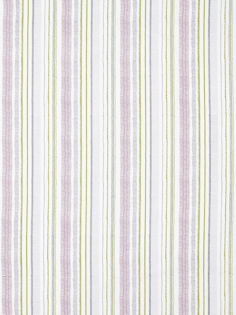 Scion Noki furnishing fabric embroidered stripe (British brand)