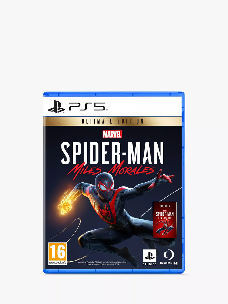 Sony Spider-Man Miles Morales Ultimate Edition for PS5, imported from the UK
