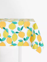John Lewis John Lewis Lemon Zest Yellow Oilcloth Tablecloth Fabric- Buy online at McGrocer