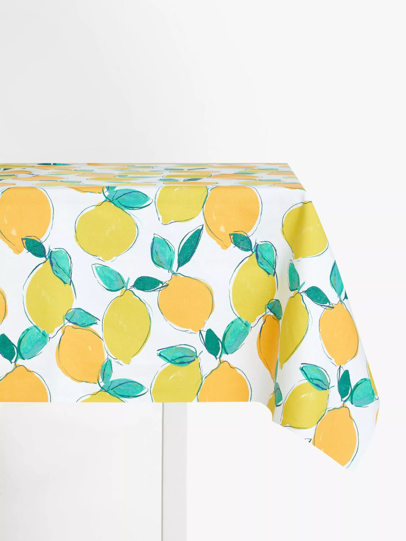 John Lewis lemon zest oilcloth fabric (British brand)